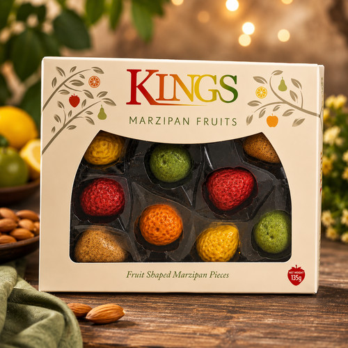Marzipan fruits 135g - fruits,
