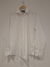 Primark Men’s White Dress Shirt Regular Fit Size 15.5" (39–40 cm)