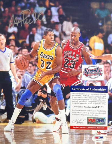 Magic johnson signed 8x10 - magic,