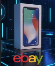 iPhone X 256GB Silver Original A1901 MQAG2B/A  Empty Box Only 
