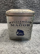 Williamson & Magor English Breakfast 50 Tea Bags Empty Tin, Container, Box 2007