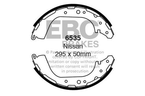 Ebc 6535 brake shoe - brake, rear