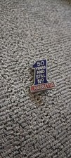 Lambretta 50 years and still number 1 enamel pin badge. Scooter 