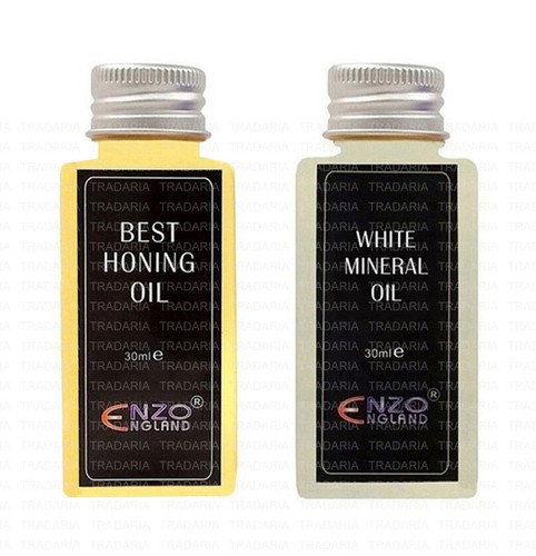White mineral honing - white,