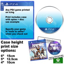 PS4 XBOX Game Case Cake Topper
