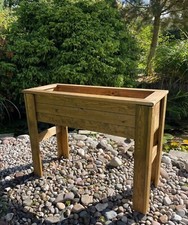 High Raised Planters On Legs Vegetable Herb Box Garden Patio Trough 80 cm Long