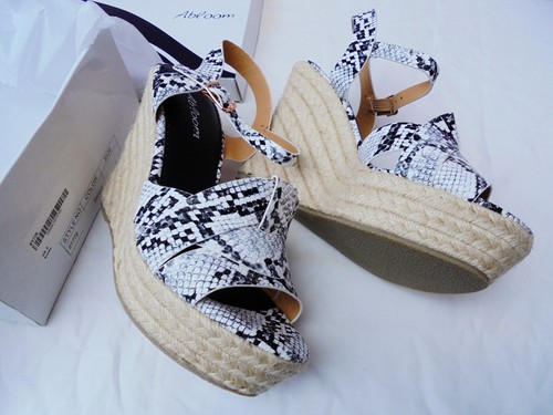Sexy wedge heel snake skin - sexy,