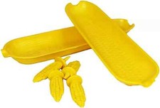 Corn On The Cob BBQ Skewers Tray 6Pcs Set Dishes Server Holder Prongs Forks UK