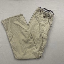 G Star Cargo Trousers Mens W30 Beige Utility Combat Side Pockets 30x34