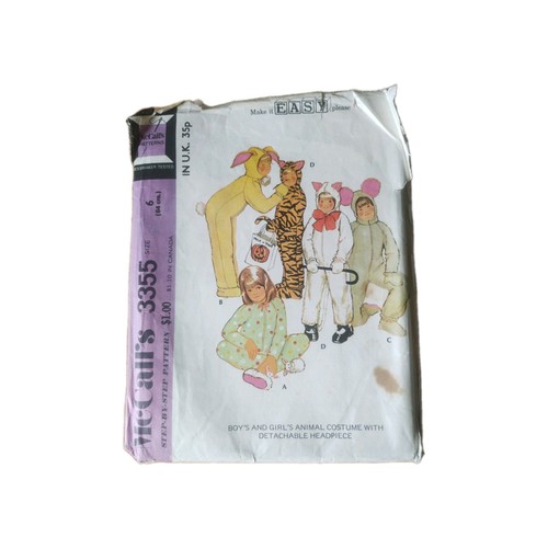 Mccall 3355 vintage 1972 - mccall's,