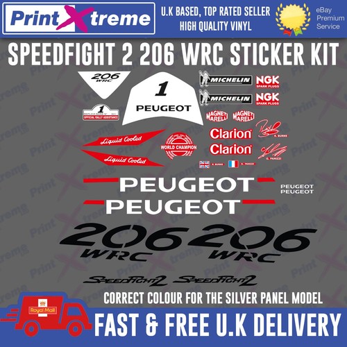 Speedfight 206 wrc sticker - speedfight,