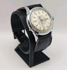 Record Datofix Triple Calender Man. Wind Cal. C107 *Needs New Strap*