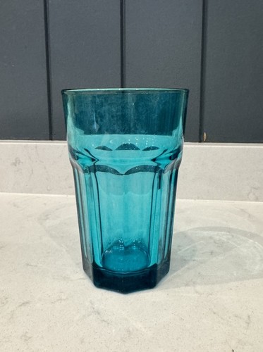 Teal blue glass - blue, ikea
