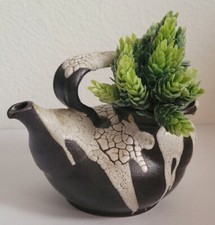 Vintage Signed Pottery Teapot