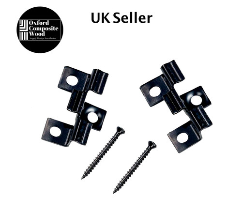 Composite decking clips - t,