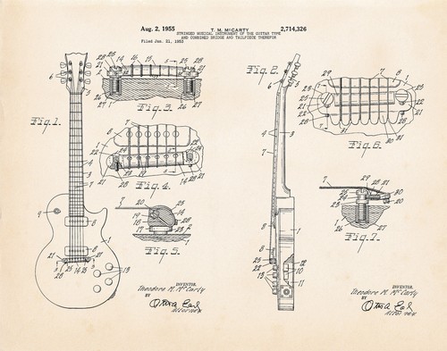 1955 gibson les paul - 1955,
