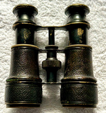 Antique Army Old Binoculars signed U-S NAVY No 24313 nice
