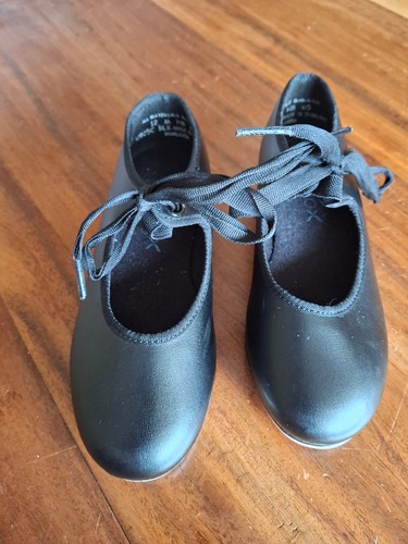 Girls black capezio tele - black,