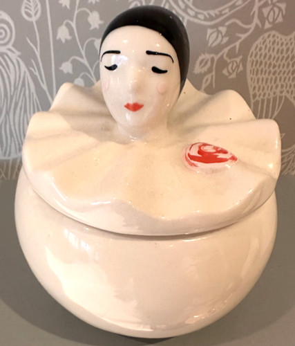 Pierrot clown trinket box