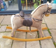 a child's rocking horse 