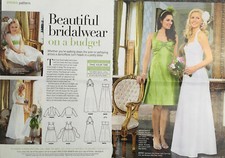 PRIMA SEWING PATTERN BRIDE/BRIDESMAIDS DRESS & SHRUG + FLOWER GIRL DRESS 