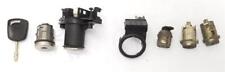 02-08 MK6 FORD FIESTA IGNITION BARREL+KEY & 2x DOOR & TAILGATE BARRELS,FUEL FLAP