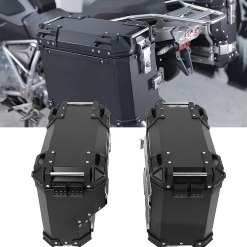 Aluminum motorcycle side - side, box