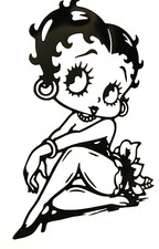 Betty boop vinyl sticker - boop,