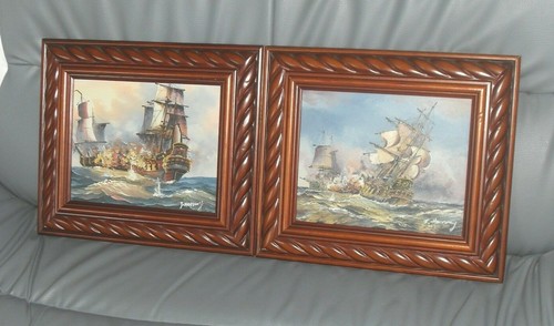 Vintage pair signed j - pair, of