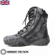 Black side zip multicam - black,