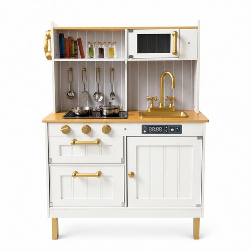 Wooden play kitchen small - wooden,