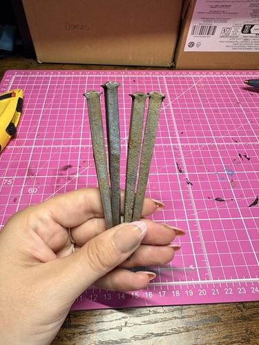 Antique coffin nails - antique,