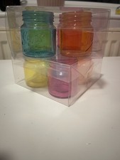 2 Packs of 4 Mini Mason Jar