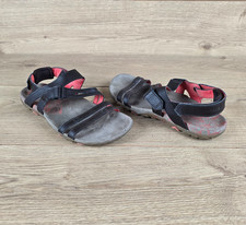 Merrell Sandspur Sandals Womens Size UK 5 Espresso / Coral Leather Walking Strap