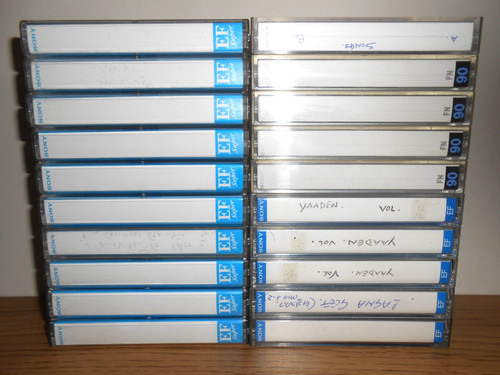 Job lot sony used blank - job, of