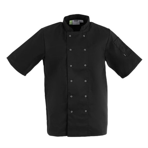 Whites vegas black chef jacket - black,