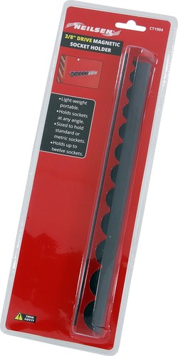 Magnetic socket rail - 3/8",