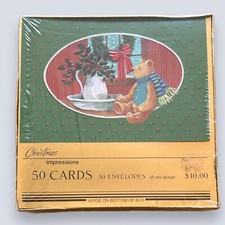 Vintage Box Of 50 Christmas