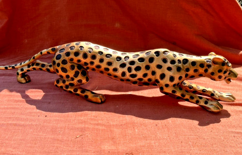 Stalking leopard figurine - stalking, 45