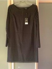 Black next dress long sleeve