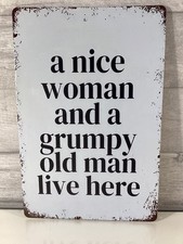 Novelty Metal Sign: A Nice