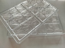 Chocolate Snack Bar Polycarbonate Mould , 50g, Cocoa Pod Pattern
