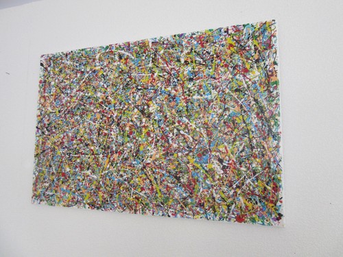 Hand painted abstract jackson - hand,