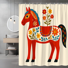 Colorful Floral Horse Shower