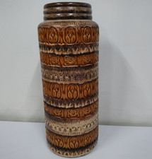 Vintage Mid Century Scheurich W Germany Large Brown Ceramic Floor Vase #289 41