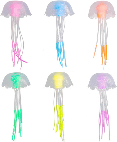 6pcs fish tank jellyfish - fish,