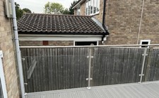 Clear glass balustrade panels - glass,