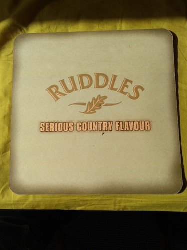 Extra large ruddles beermat - an,
