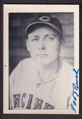 Edd roush autographed - edd,