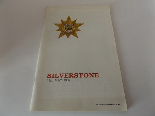 1966 silverstone programme - silverstone,